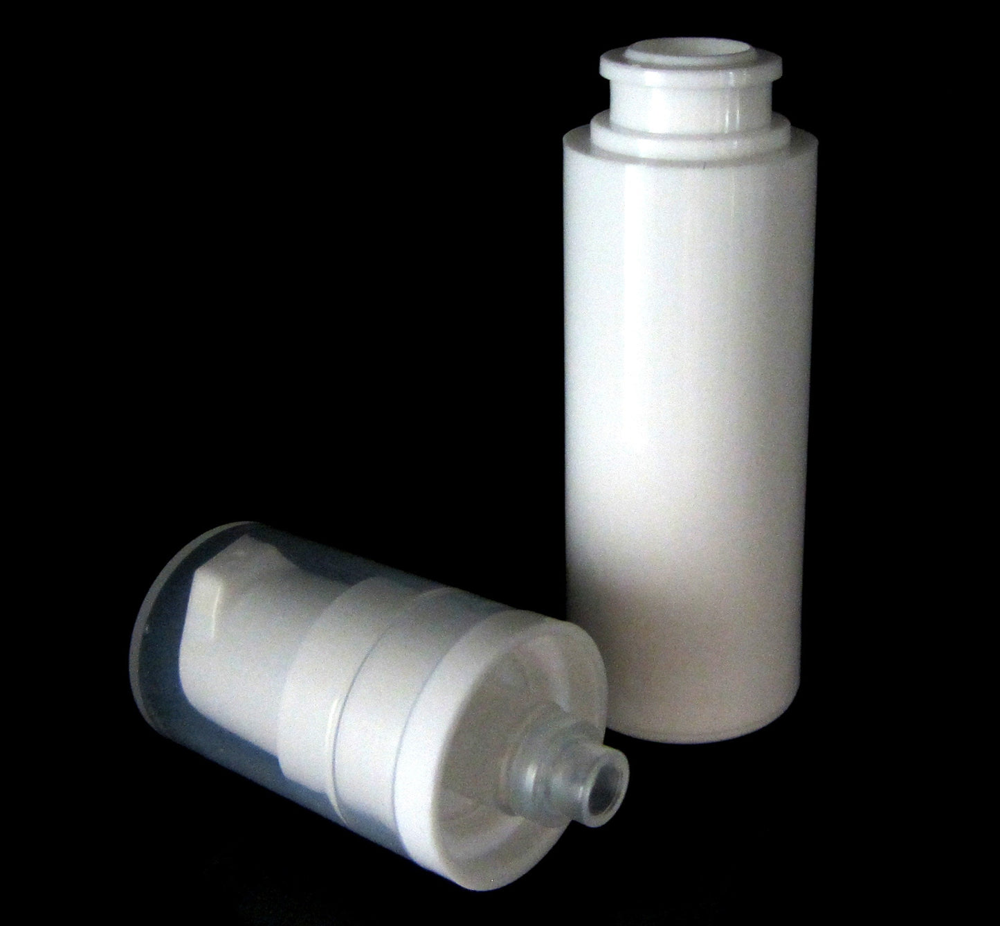 Airless Pump Bottles Mini Travel Disposable Trial Serum Sample Bottles 5 Ml White (50 Bottles) 3405-50 Discount Cosmetic Jars