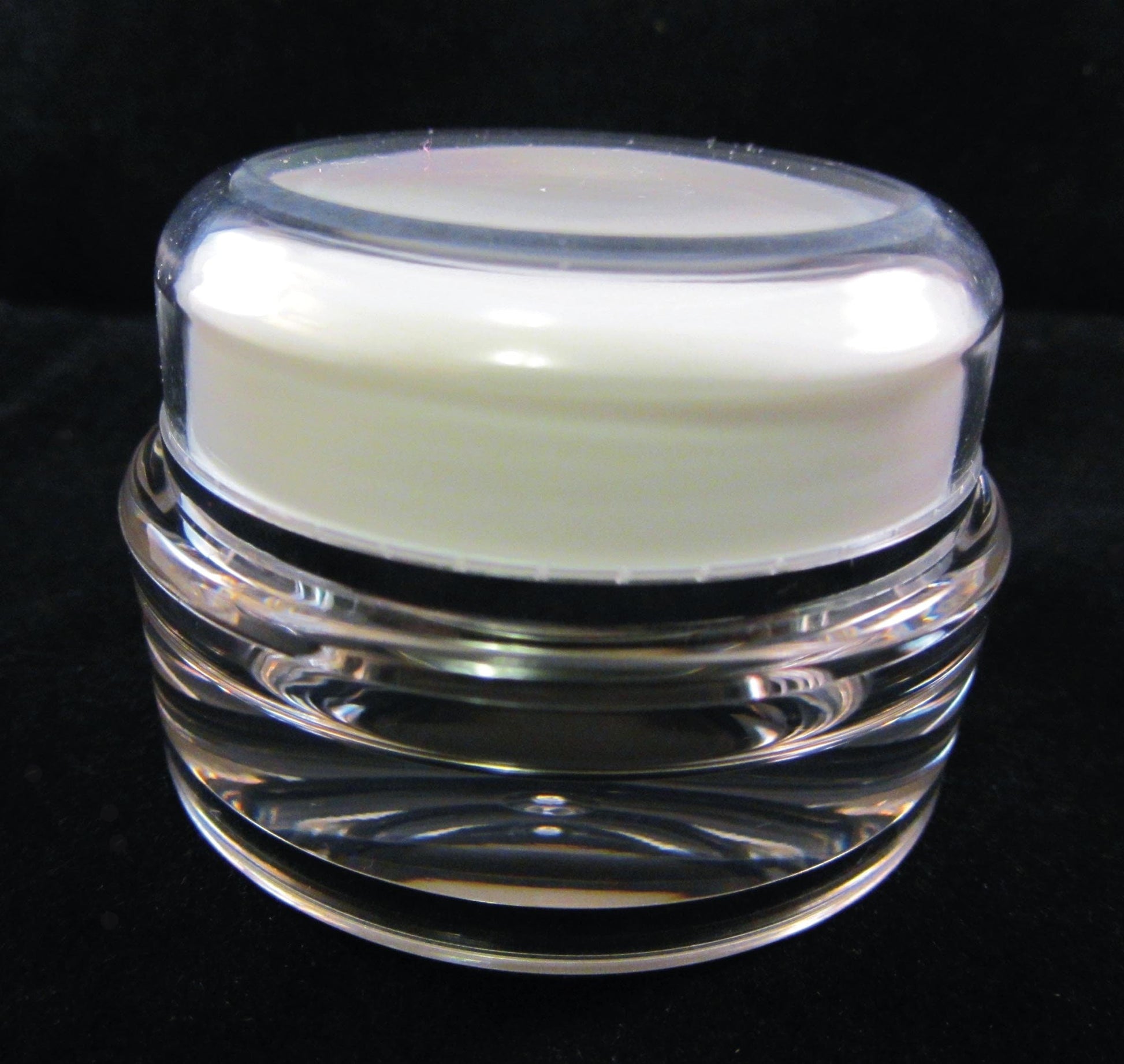5 Acrylic Cosmetic Cream Jar Elegant Beauty Skincare Containers w/ Sealing Disc 15 Ml 0.5 oz. (3115-5) Discount Cosmetic Jars