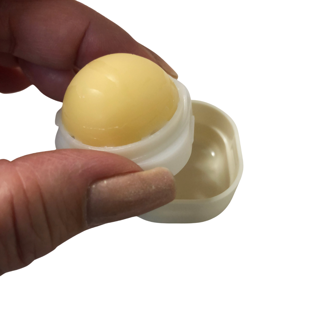 25 Square Lip Balm Ball Empty Plastic Beauty Containers (9295-25)