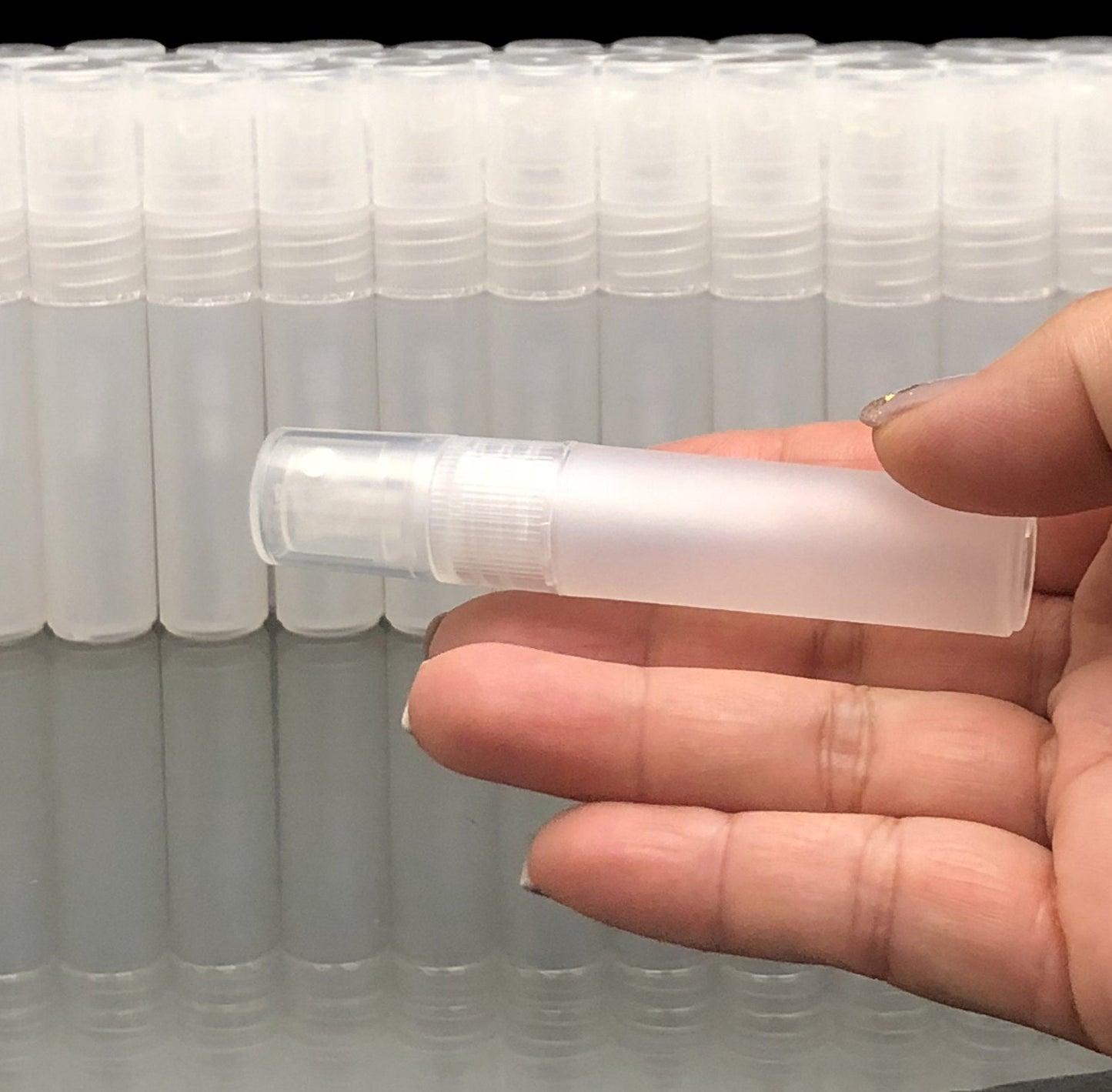 Mini Plastic Atomizer Spray Bottles Mister Travel Containers 5 Ml (25 Bottles) 3305-25 Discount Cosmetic Jars