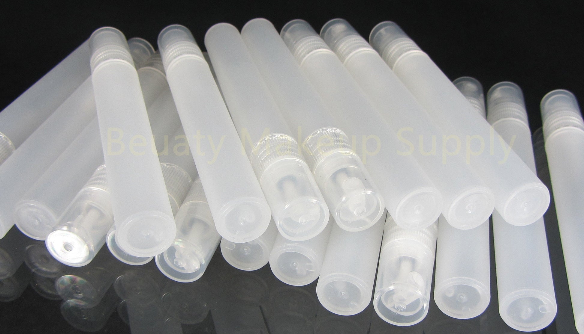 Mini Spray Bottles Cylinder Plastic Pen Style Atomizer Perfume Alcohol Mister Sprayer 10 Ml (50 Bottles) 3310-50 Discount Cosmetic Jars