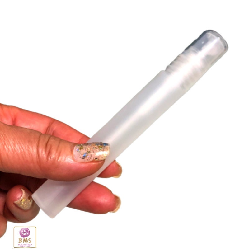 Mini Spray Bottles Cylinder Plastic Pen Style Atomizer Perfume Alcohol Mister Sprayer 10 Ml (50 Bottles) 3310-50 Discount Cosmetic Jars