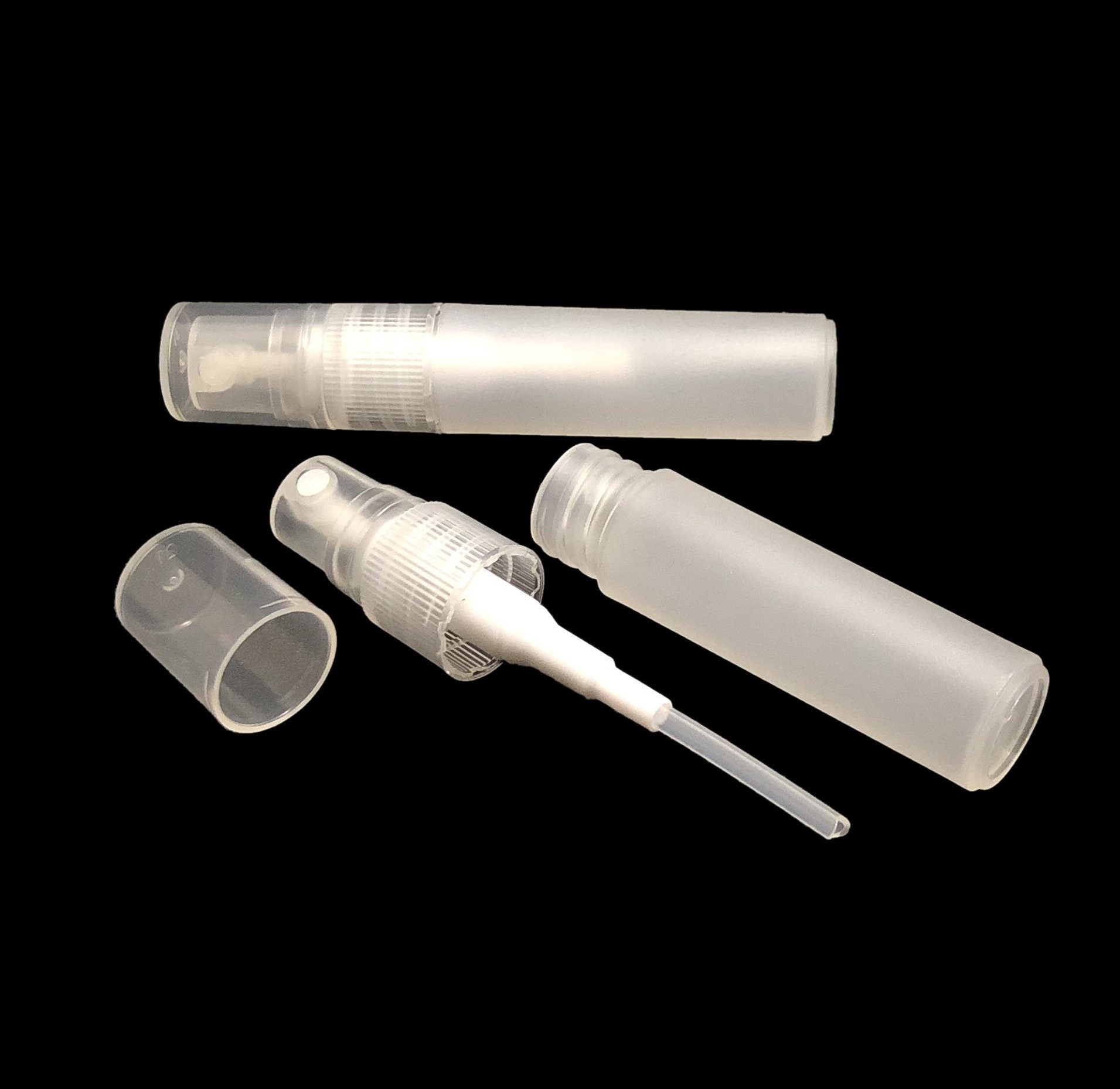 Plastic Sample Atomizer Spray Mister Plastic Travel Bottles Beauty Packaging 5 Ml (5 Bottles) 3305-5 Discount Cosmetic Jars